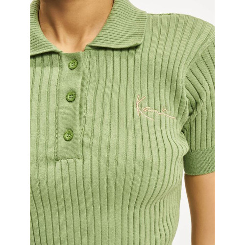 Karl Kani Γυναικεία κοντομάνικη μπλούζα Chest Signature Knit Polo Tee